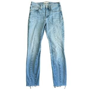 Madewell 9” High-Rise Cropped Skinny Jean with Center Detail